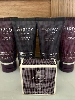 Asprey Purple Water Bath & Body Set in Deep Purple
